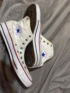 White Converse High Tops
